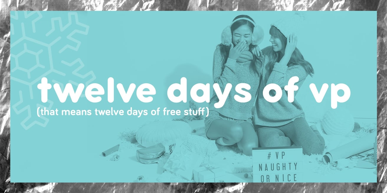 twelve days of vp: social media giveaway!