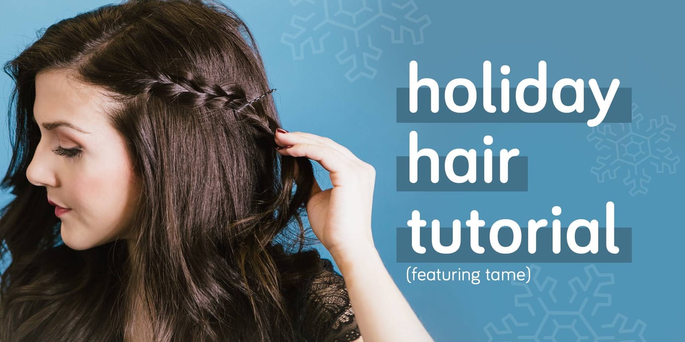 holiday hair tutorial: braided crown